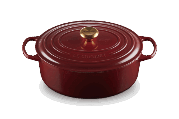 Cocotte en fonte ovale 31 cm