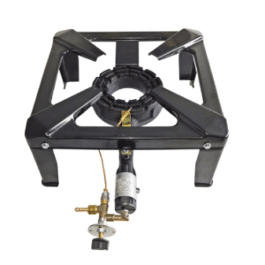 Réchaud bas en acier avec sécurité stop gaz